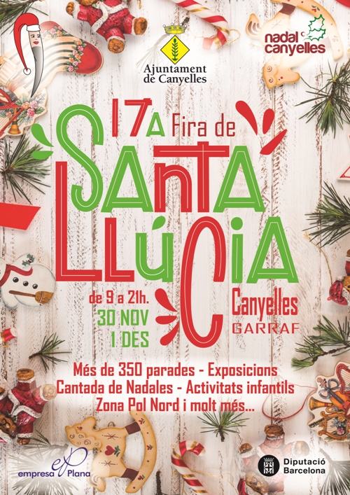 Cartell de la 17a Fira de Santa Llúcia de Canyelles