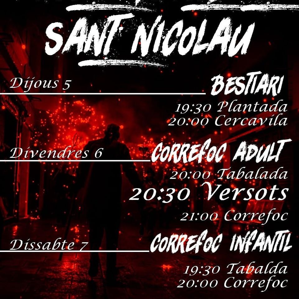 Cartell de la Festa Major de Sant Nicolau