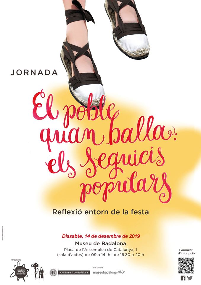 Cartell jornades sobre folklore Badalona