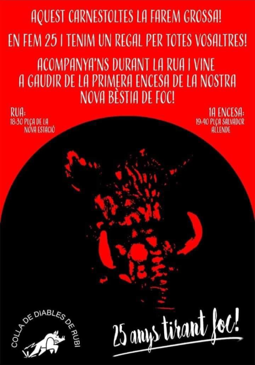 Cartell Diables Rubí