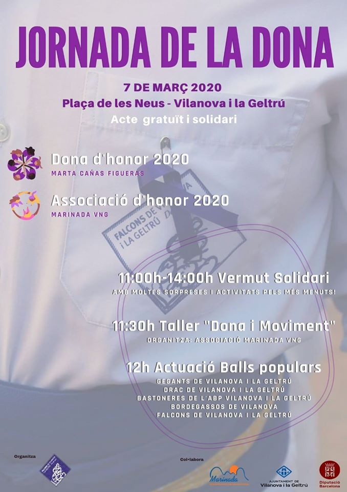 Cartell Jornada de la Dona de Vilanova